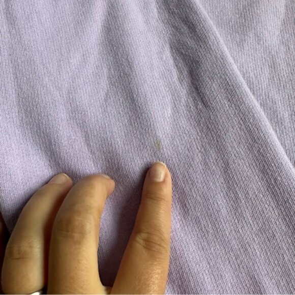 Victoria's Secret PINK | Lavender Cold Shoulder Hoodie | Size Large - Picture 10 of 15